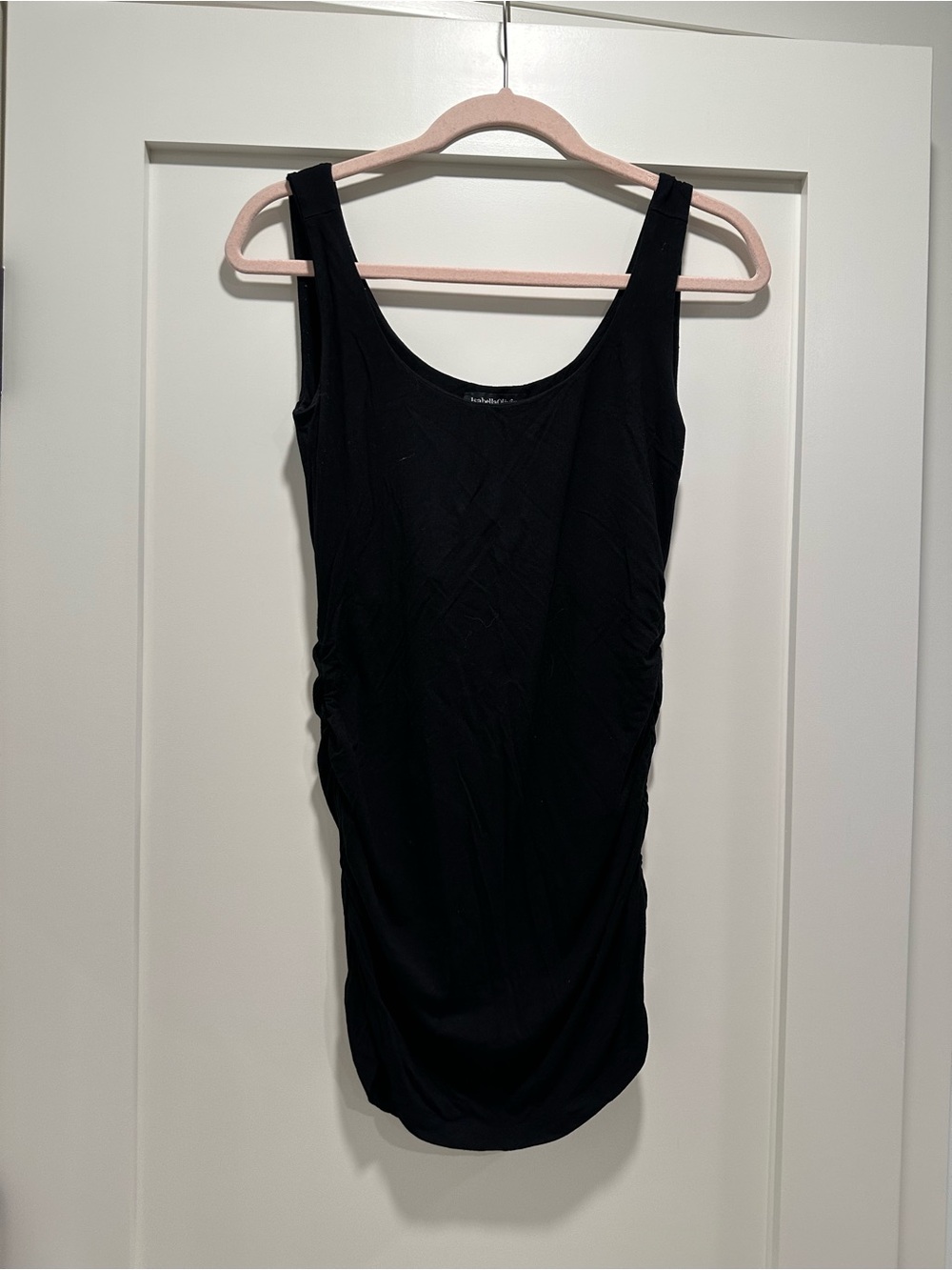 Maternity Isabella Oliver Black Scoop Neck Tank